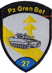 Immagine di Panzer Grenadier Bataillon 27 blau ohne Klett