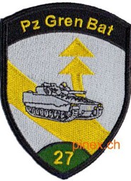 Immagine di Panzer Grenadier Bataillon 27 grün ohne Klett