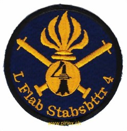 Picture of Badge Leichte Flab Stabsbatterie 4 schwarz