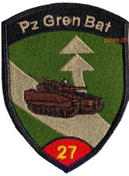 Picture of Panzer Grenadier Bat 27 rot mit Klett