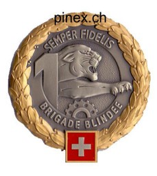 Picture of Panzerbrigade 1 Brigade Blindée GOLD Béretemblem 