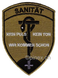 Image de Schweizer Armee fun Abzeichen Sanität tarn