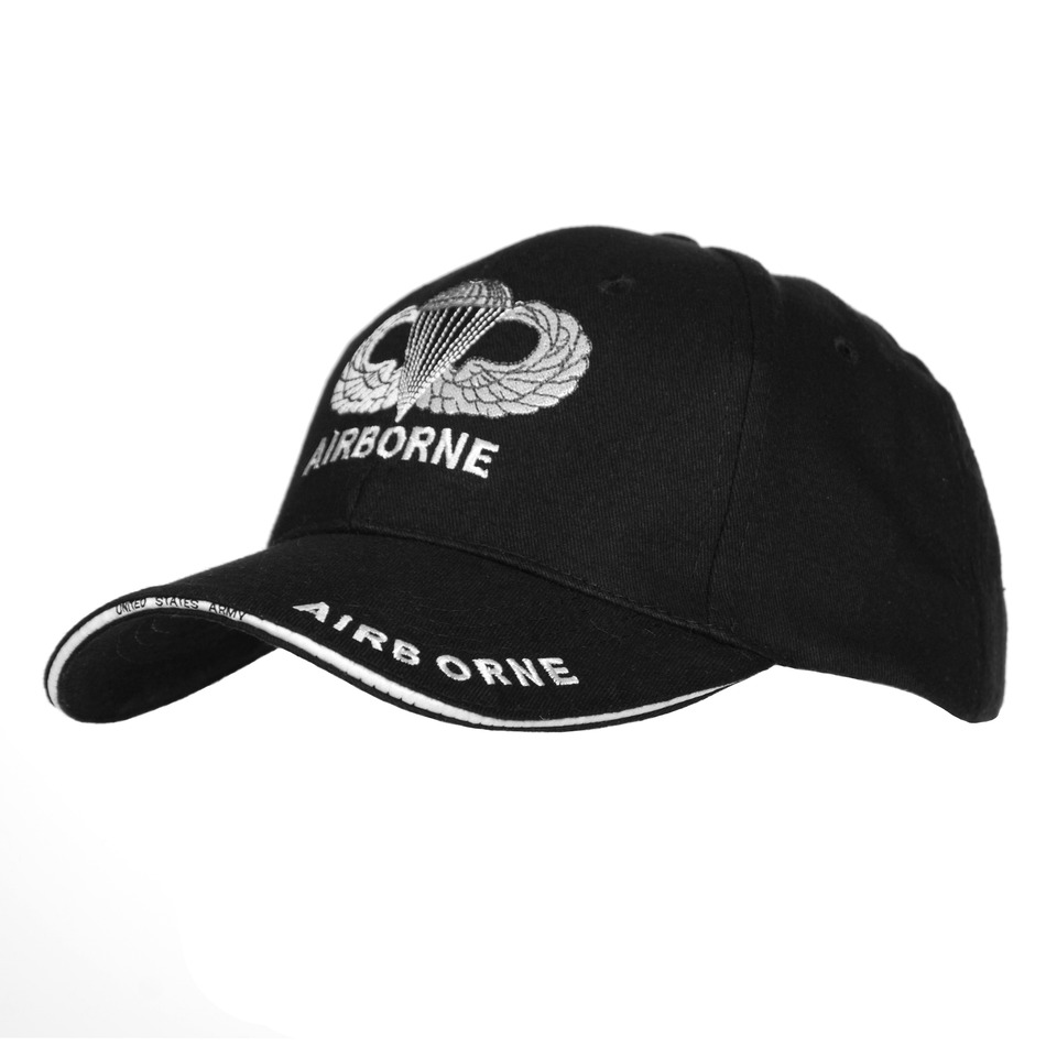 Bild von US Airborne Paratrooper Mütze schwarz US Army Cap