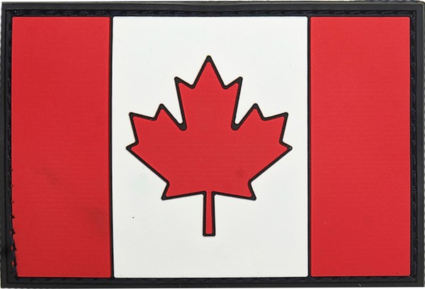 Image de Canada Flagge PVC Rubber Patch