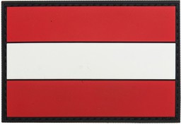 Image de Österreich Flagge PVC Rubber Patch