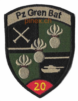 Picture of Pz Gren Bat 20 Panzergrenadier Bataillon rot mit Klett