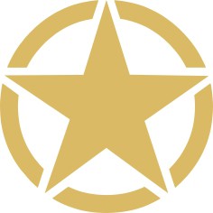 Immagine di U.S. Army star Aufkleber 