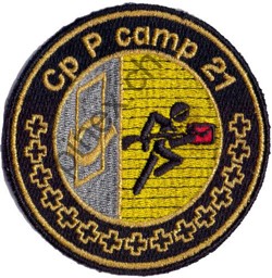 Image de Cp P camp 21 Badge Armée Suisse