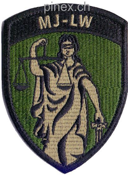 Image de Badge Militärjustiz Luftwaffe mit Klett 