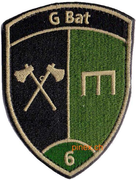 Immagine di Genie Bataillon 6 grün Batch mit Klett