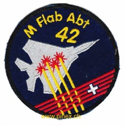 Picture of M Flab Abt 42 gelb Badge Armee 95 