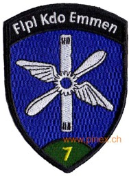 Immagine di Flugplatzkommando 7 Emmen grün Stoffaufnäher Luftwaffe