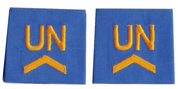 Picture of United Nations UN Shoulder Ranks Corporal