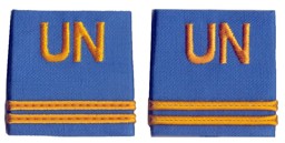 Picture of UN rank insignia First Lieutenant United Nations Troups