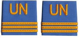 Picture of UN rank insignia Captain United Nations Troups
