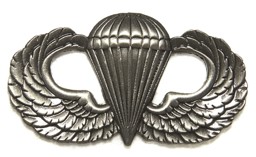 Bild von Airborne Fallschirm Springerabzeichen SMALL Uniformabzeichen Metall 
