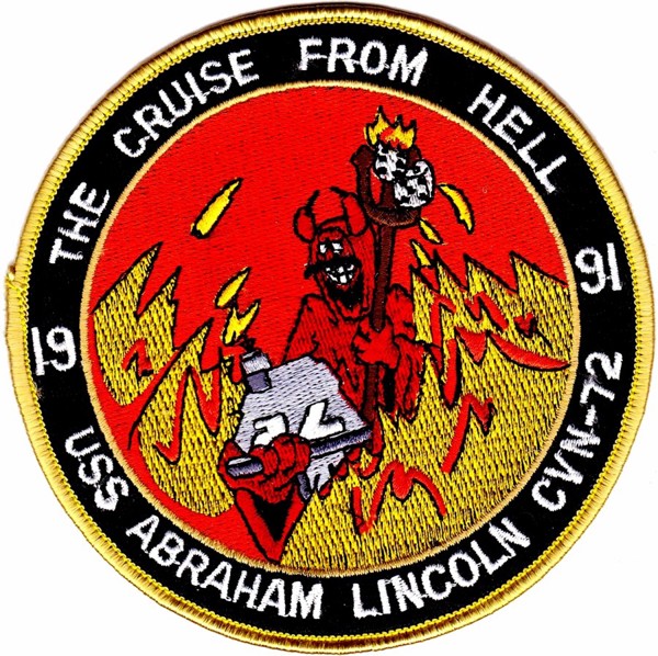 Image de USS Abraham Lincoln CVN-72 Flugzeugträger The Cruise from Hell 1991