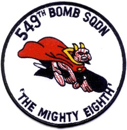 Image de 549th Bomb Squadron WWII US Air Force Abzeichen "The mighty eight"