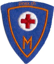 Image de Soldat du matériel sanitair insigne armée suisse