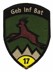 Image de Geb Inf Bat 17 Bataillon d'infanterie de montagne 17 jaune avec velcro