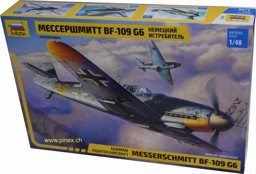 Image de Messerschmitt BF-109 mit Schweizer Decals 1:48 Zvezda