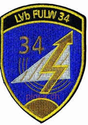 Bild von Lvb FULW 34 Badge Lehrverband Führungsunterstützung Luftwaffe ohne Klett