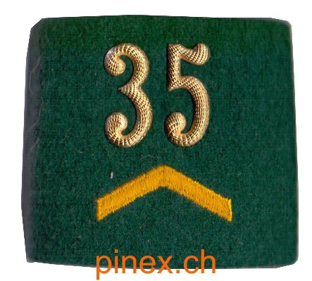 Immagine di Korporal 35 Rangabzeichen Infanterie. Preis gilt für 1 Stück