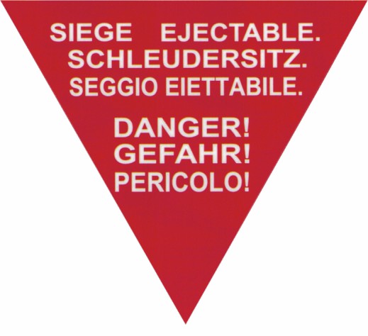 Image de Autocollants Siege Ejectable forces aériennes Suisse