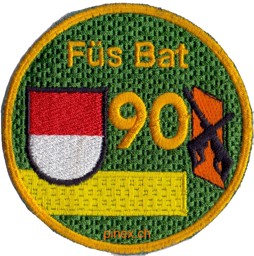 Picture of Füs Bat 90 gelb Armee 95 Abzeichen