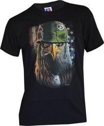 Image de US Army Eagle T-Shirt schwarz