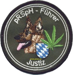 Immagine di Rauschgiftspürhundführer Abzeichen Justiz Bayern