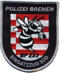 Picture of Polizei Bremen Einsatzzug Süd Abzeichen mit Klett
