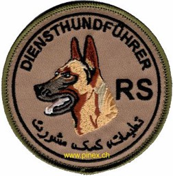 Image de Diensthundführer Abzeichen Deutsche Bundeswehr Afghanistan Mission tarn