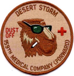 Immagine di 159th Medical Company Patch (Dustoff) Desert Storm Abzeichen Patch