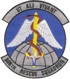 Bild von 308th Rescue Squadron Abzeichen "UT ALI VIVANT" US Air Force