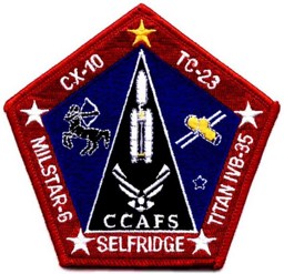 Picture of NASA Cape Canaveral Air Force Titan IVB-35 Milstar-6 Patch Abzeichen
