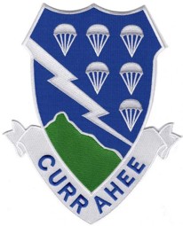 Immagine di 506th Airborne Regiment Abzeichen "Currahee" LARGE Rückenaufnäher