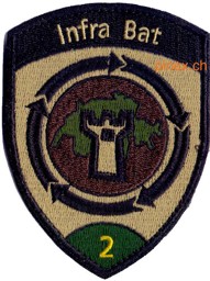 Image de Infra Bat 2 grün Badge mit Klett