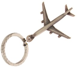 Immagine di Airbus A340 Schlüsselanhänger Silber