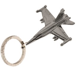 Image de F/A-18 Hornet Schlüsselanhänger Silber
