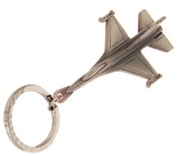 Immagine di F-16 Falcon Schlüsselanhänger Silber