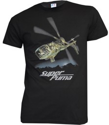 Picture of Swiss Air Force T-Shirt Super Puma Helicopter