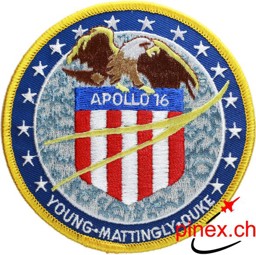 Image de Apollo 16 Abzeichen Patch Stoffaufnäher   