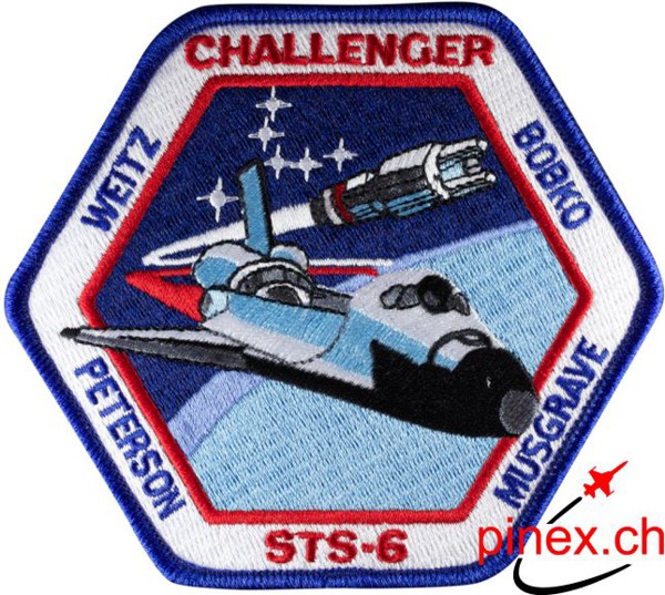 Picture of STS 6 Challenger Space Shuttle Patch