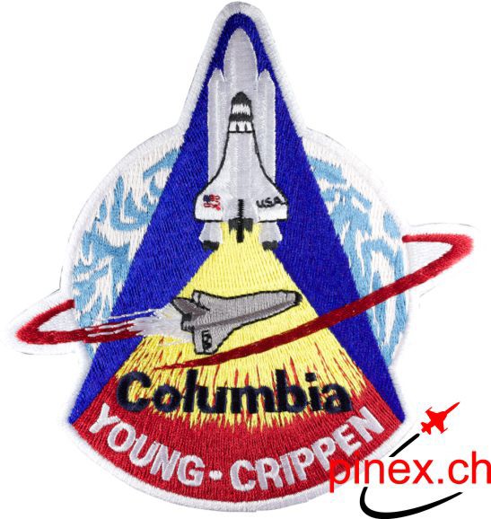 Immagine di STS 1 Columbia Crew Abzeichen Shuttle Mission