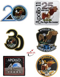 Immagine di Apollo 11 Jubiläums Abzeichen Patch SET