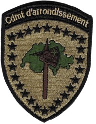 Picture of Cdmt d'arrondissement Badge mit Klett Armee 21