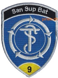 Immagine di San Sup Bat 9 gelb ohne Klett dunkelblau