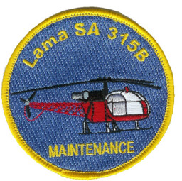 Immagine di Lama SA 315B Maintenance Abzeichen
