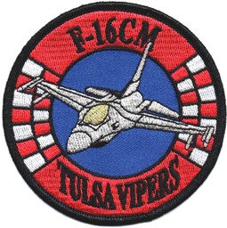 Immagine di 125th Fighter Squadron F-16 CM "Tulsa Vipers" Abzeichen